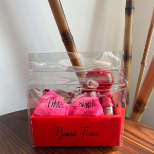 پک هدیه طلقی قرمزی